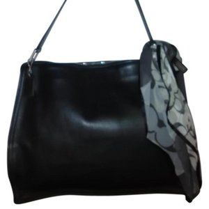 Coach Monterey Large Black Leather Hobo Bag